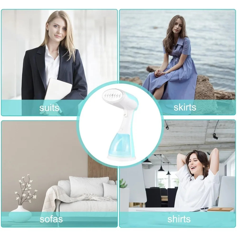 1500W Handheld Garment Steamer Portable Clothes Steamer US Plug for Home Office Travel Use
