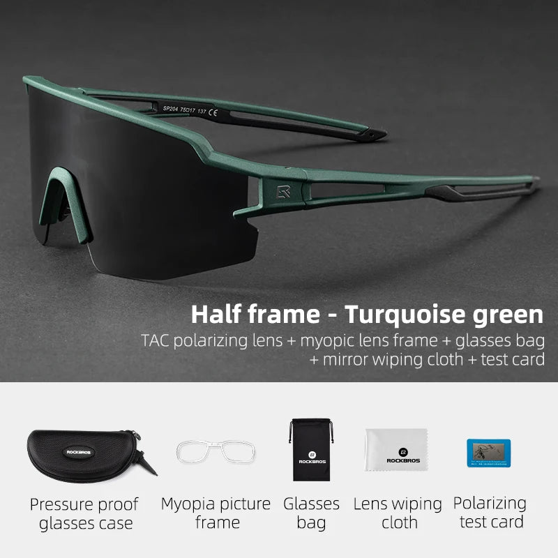 Cycling Glasses Polarized UV400 Protection Bicycle Sunglasses Men Women Photochromic MTB Road Bicycle Goggles Eyewear