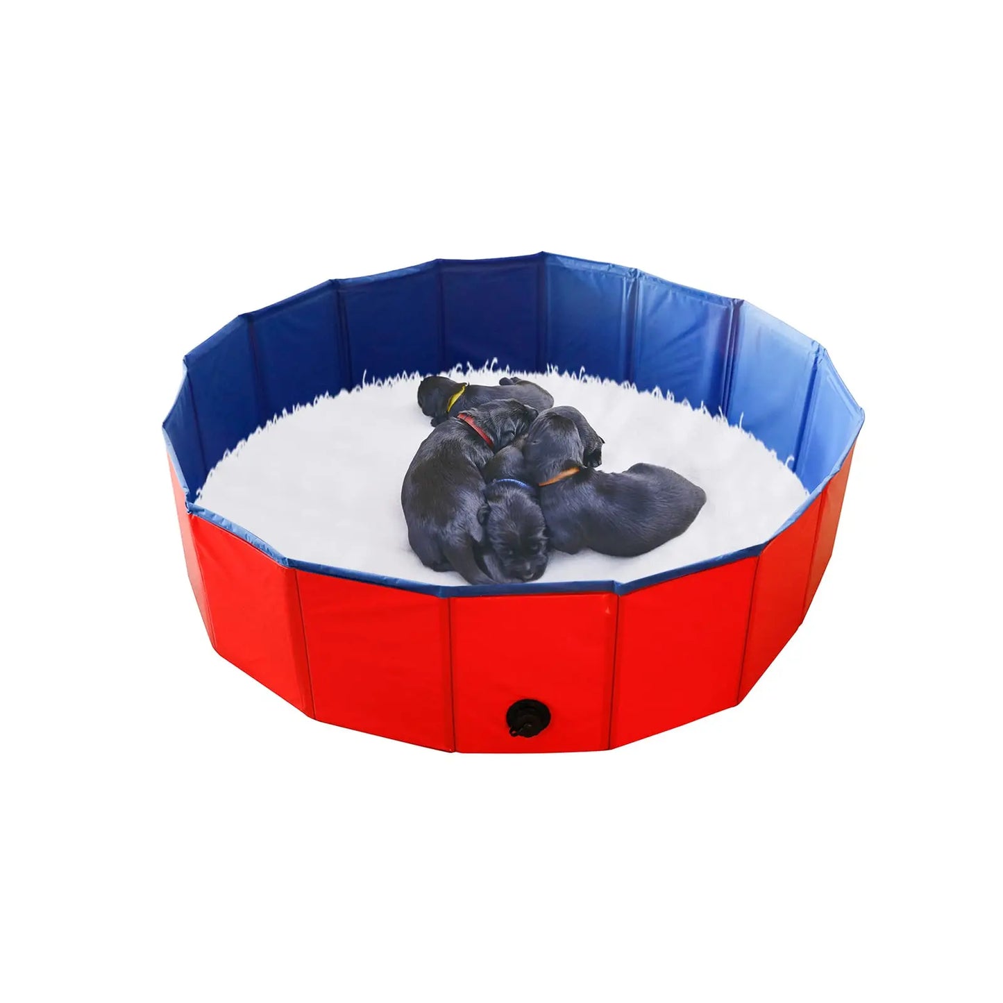 Portable Dog Pool PVC Pet Swimming Bathtub Collapsible Hard Plastic Pool for Pets to Swim and Bath