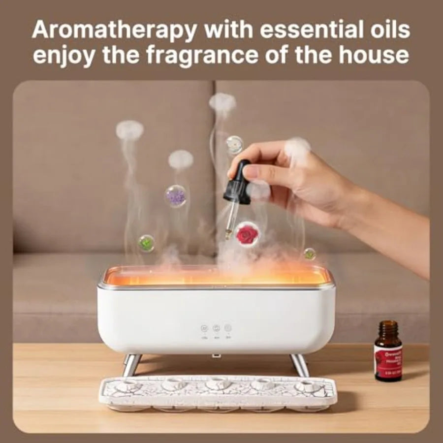 Jellyfish Diffuser Humidifier, Essential Aromatherapy 300ML Ultrasonic Diffuser with Essential Oils. 7 Colors Light Waterless A