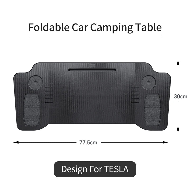 Desk for Tesla Model 3 / Y / S 2025 Car Steering Wheel Laptop Tray Food Desk Portable Office Table for Tesla Model 3 Model Y