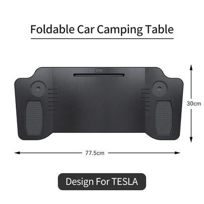 Desk for Tesla Model 3 / Y / S 2025 Car Steering Wheel Laptop Tray Food Desk Portable Office Table for Tesla Model 3 Model Y