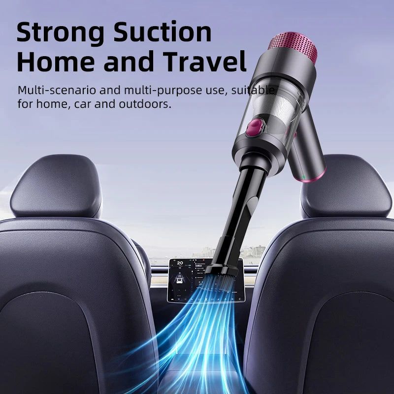 15000Pa Car Vacuum Cleaner Handheld Wireless Portabale Cordless Handheld Vacuum High-Power Vacuum Cleaner for Home Office Car