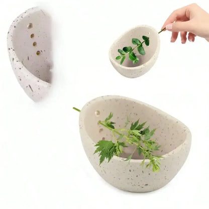 Herb Stripper Bowl - Efficient Leaf Removal Tool for Parsley & Mint, Essential Kitchen Utensil for Salads & Garnishes