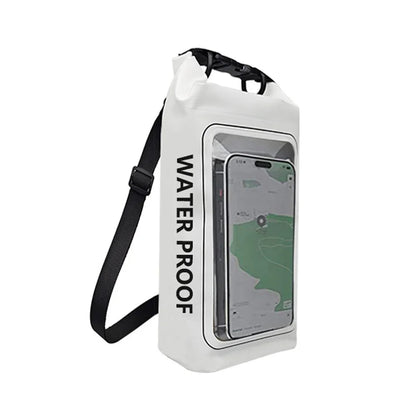 2L 5L Marine Dry Bag Waterproof PVC Bags Phone Touch Beach Canyoning Boating Diving Rafting Floating Kayaking Surf Shoulder Bag