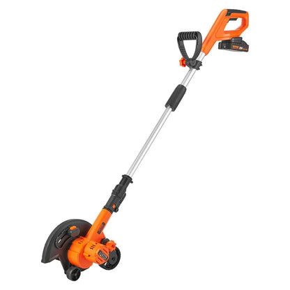 20V Battery Powered Cordless Lawn Edger with 9" Blade and 3-Position Depth Adjustment Edger Lawn Tool with Battery and Charger