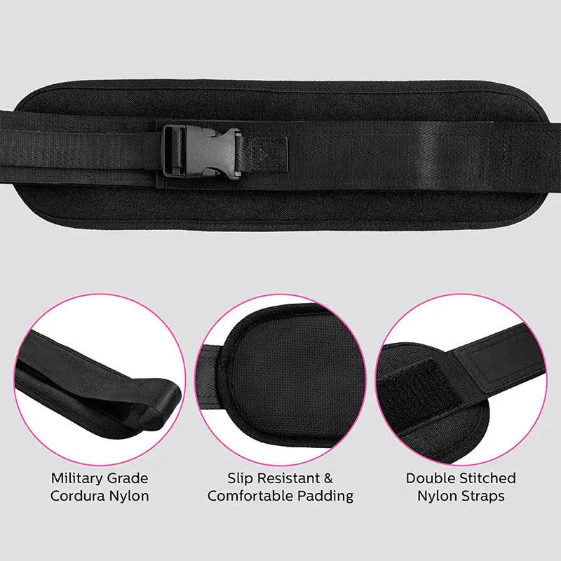 Sports Hip Thrust Belt Glute Trainer Adjustable Hip Thrust Belt for Dumbbells Men Women Home Workout Equipment