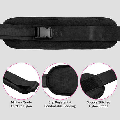 Sports Hip Thrust Belt Glute Trainer Adjustable Hip Thrust Belt for Dumbbells Men Women Home Workout Equipment