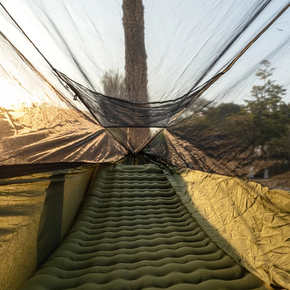 Hammock with Mosquito Net: Portable Camping Hammock with Tree Straps Lightweight for Adults Outdoor Backpacking