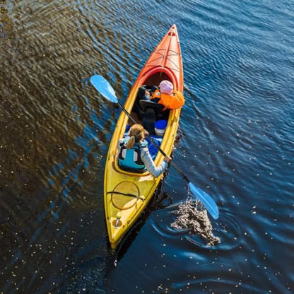 Adjustable Kayak Paddle Boat Oar: Kayak Canoe Paddles 90-98 Inch/230-250Cm - Aluminum Floating Kayaking Fishing Oars with Paddl