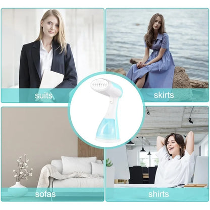 1500W Handheld Garment Steamer Portable Clothes Steamer US Plug for Home Office Travel Use