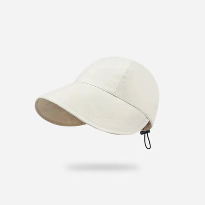Foldable Sun Hat Summer Outdoor Beach Fisherman Hat Sun Protection Adjustable Cotton Wide Brim Women'S Fisherman Hat