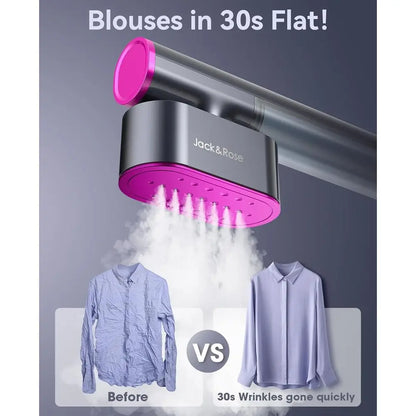 Portable Dual-Function Travel Iron and Steamer, 100-220V, Fast Heat, Compact Size, Suitable for Global Use