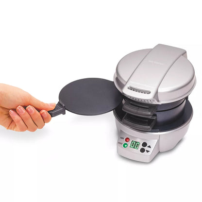Hamilton Beach Breakfast Sandwich Maker with Timer - Dark Gray - 25478: Nonstick, Cool Touch Handle, 600W, Dishwasher-Safe