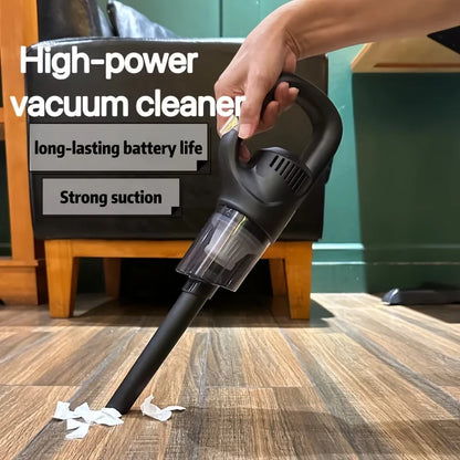 Cordless Handheld Car Vacuum, Strong Suction Rechargeable Mini Vacuum for Pet Hair & Home, Detachable Cup