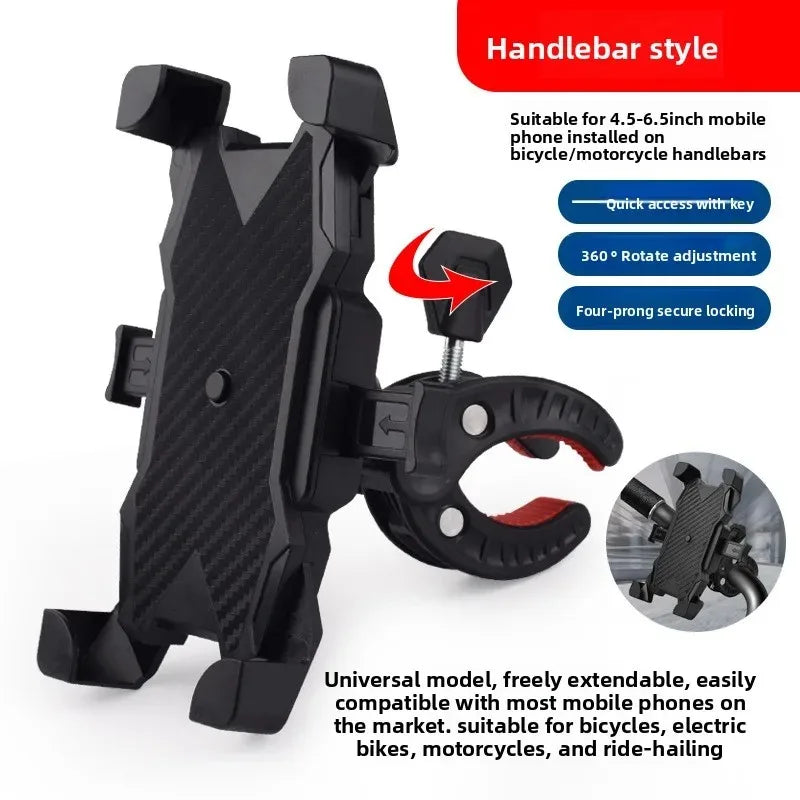 Universal 360° Rotatable Bicycle Phone Holder Non-Slip Adjustable Motorcycle MTB Phone Stand Bike Riding Accessory