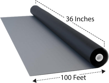 DOCA 36 in X 100 Ft Window Screen Mesh - Window Screen Replacement, Fiberglass Mesh Roll for Window, Patio Screen, Porch Screen, or Door - Charcoal