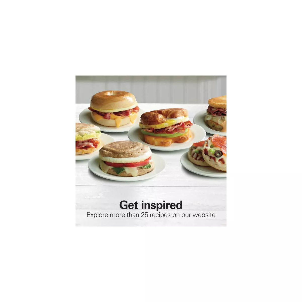 Hamilton Beach Breakfast Sandwich Maker with Timer - Dark Gray - 25478: Nonstick, Cool Touch Handle, 600W, Dishwasher-Safe