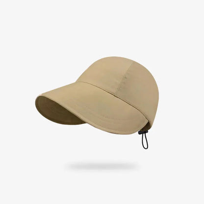 Foldable Sun Hat Summer Outdoor Beach Fisherman Hat Sun Protection Adjustable Cotton Wide Brim Women'S Fisherman Hat