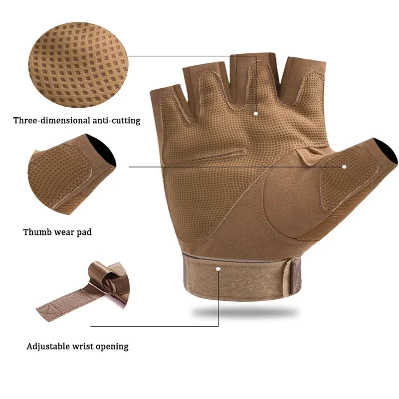 Hunting Camping and Hiking Paintball Shooting Riding Tactical Gloves Cycling Glove Ski Full Finger Finger Motorcycle Gloves
