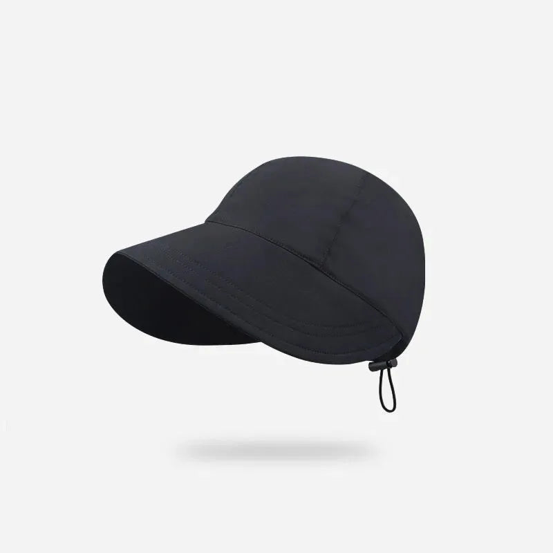 Foldable Sun Hat Summer Outdoor Beach Fisherman Hat Sun Protection Adjustable Cotton Wide Brim Women'S Fisherman Hat