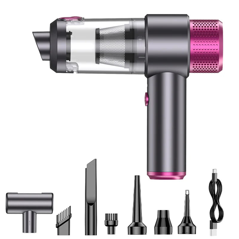 15000Pa Car Vacuum Cleaner Handheld Wireless Portabale Cordless Handheld Vacuum High-Power Vacuum Cleaner for Home Office Car