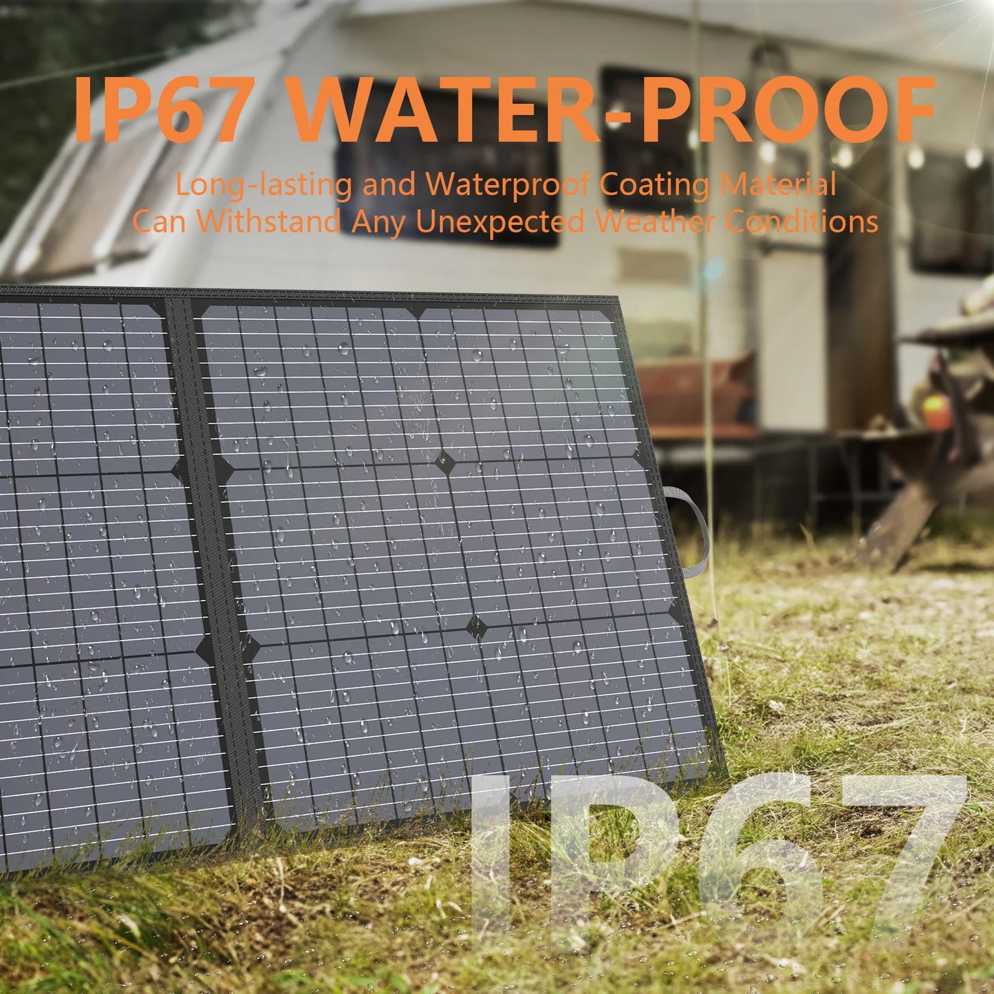 Portable Solar Charger 40V 220W Foldable Solar Panel Kit for Jackery Bluetti Ecoflow Power Stations RV Camping Patio